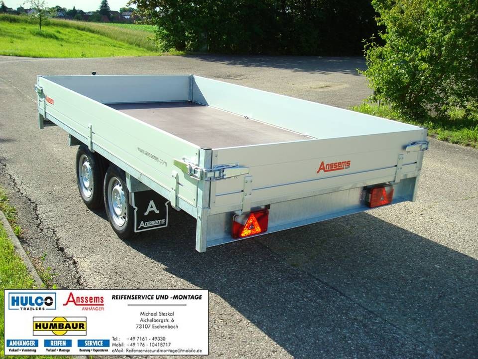 Anssems PSX3000-405x178x30, PKW-Anhänger, Hochlader, neu in Hechingen