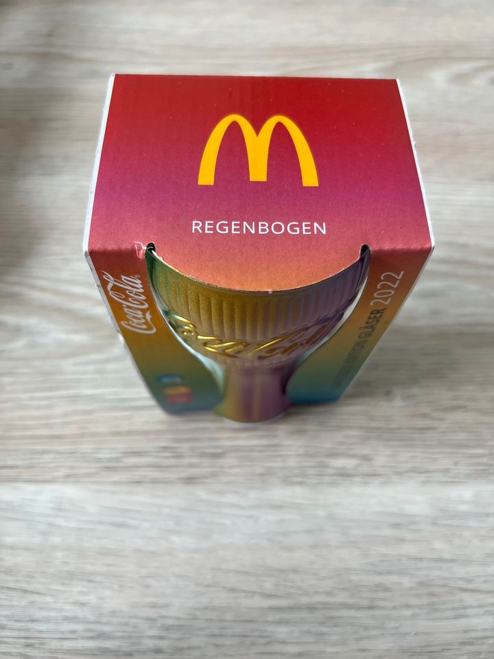 McDonald’s Coca Cola Glas Gläser Regenbogen OVP 2022 in Ahrensburg