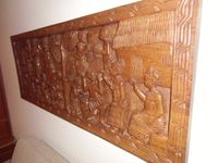 Wandbild Holzrelief Afrika Holzschnitzerei Niedersachsen - Buxtehude Vorschau