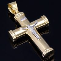 Schöner Kreuzanhänger 585 14K ECHT GOLD Jesus NEU bicolor Weissgold Golanhänger Kettenanhänger NEU SCHMUCK Geschenk Idee Weihnachten weitere Artikel auf sensburg-aurum Berlin - Neukölln Vorschau