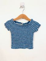 Zara boho t Shirt kariert blau weiß 98 104 110 Bluse Frankfurt am Main - Sachsenhausen Vorschau