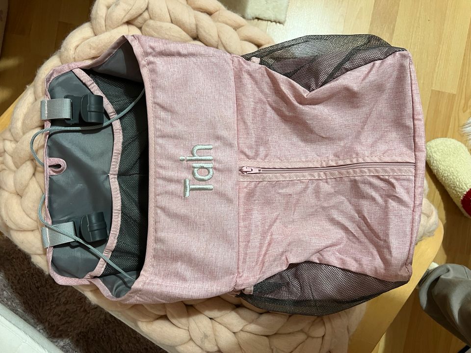 Wickeltasche für Kinderwagen Tah rosa weiß Baby Tasche in Leipzig