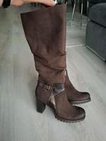 Marco Tozzi Stiefel, Größe 39, dunkelbraun, Leder Hessen - Vellmar Vorschau