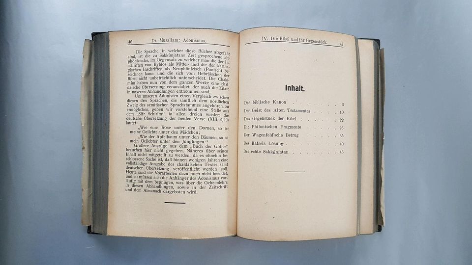 Das 13. Buch Mosis Scutum Mosis Schutz Marke Rarität Sammler anti in Weil am Rhein