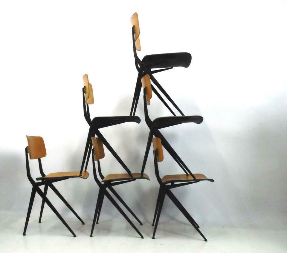 Result Chair Stühle , industriele Design  1967er Jahre in Wassenberg