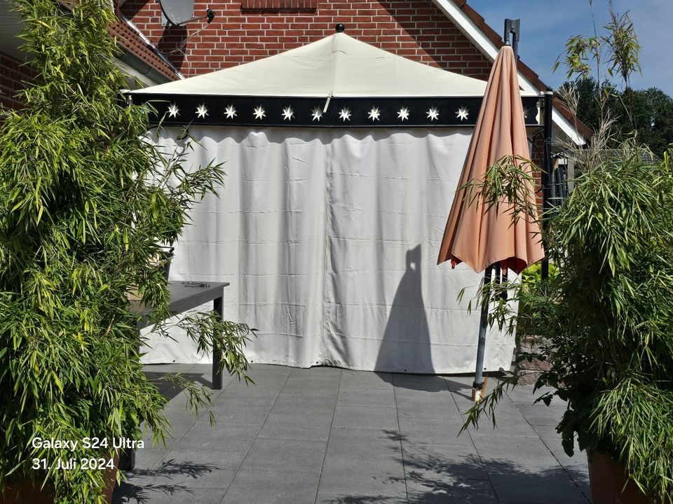 Pavillon Ersatzdach Sienna Garden Korfu aus LKWPlane 3,5 x 3,5 m in