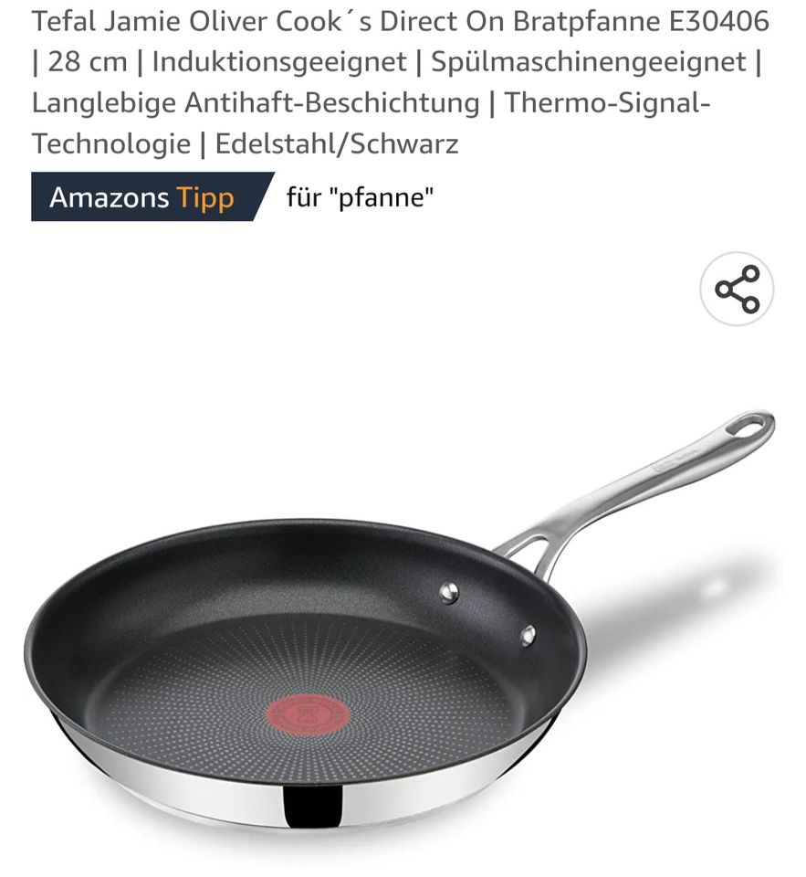 Pfanne NEU Tefal Jamie Oliver 28cm induktion Antihaftbeschichtung in Bayern  - Cham | eBay Kleinanzeigen ist jetzt Kleinanzeigen