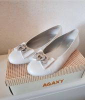 Agaxy - Weiße Ballerinas, Gr. 36, Schuhe mit Verzierungen Baden-Württemberg - Heilbronn Vorschau