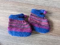 Selbstgestrickte Babyschuhe Fußlänge 8 cm Bayern - Großostheim Vorschau