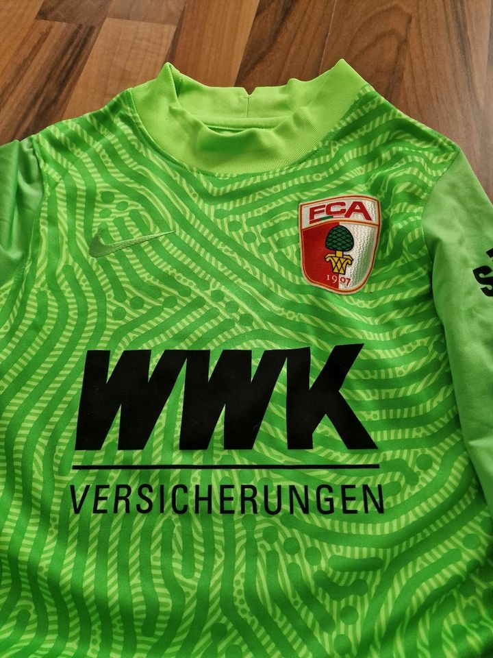 Trikot Torwarttrikot FC Augsburg Gr. L 147/ 158 von Nike in Mertingen