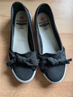 Dockers by Gerli Ballerinas Sneaker Schleife Schwarz Canvas Nordrhein-Westfalen - Paderborn Vorschau