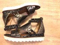 Mjus Lederschuhe schwarz/Silber chic und bequem gr39 neu Niedersachsen - Großenkneten Vorschau