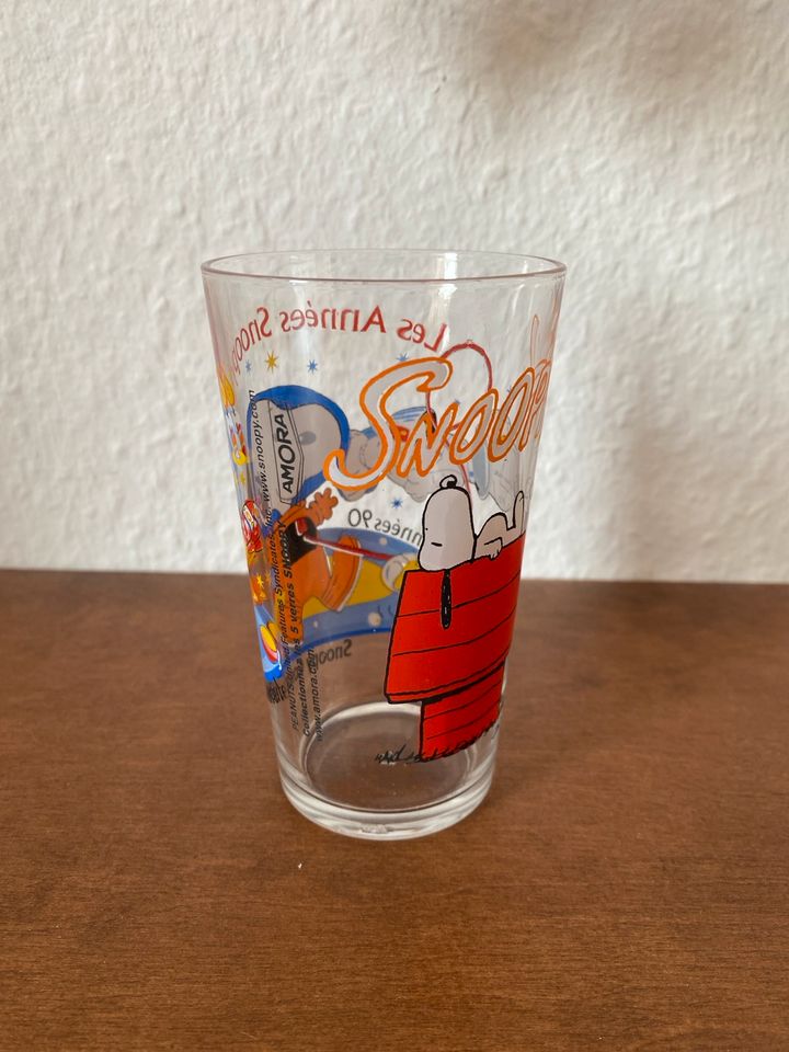 Peanuts Glas Snoopy Les Années 90 Vintage sammeln in Saarbrücken