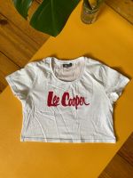 Cropped T-Shirt von Lee Cooper, Weiß Logo, M Medium Pankow - Prenzlauer Berg Vorschau