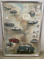 Reduziert Porsche 911 große Lithografie Lithographie limitiert Baden-Württemberg - Bühl Vorschau