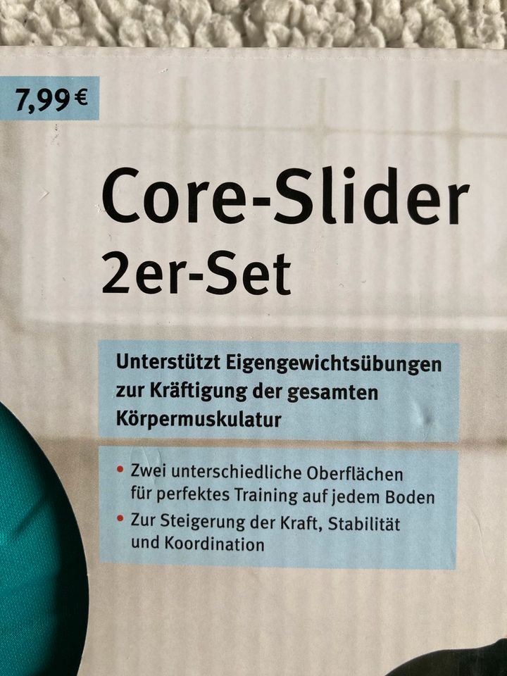 Core Slider 2er-Set für Training Fitness Sport Übungen Ideen Welt in Perleberg
