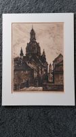 Original Radierung Frauenkirche Dresden, Karl Schulz, 1920 Bayern - Blaichach Vorschau