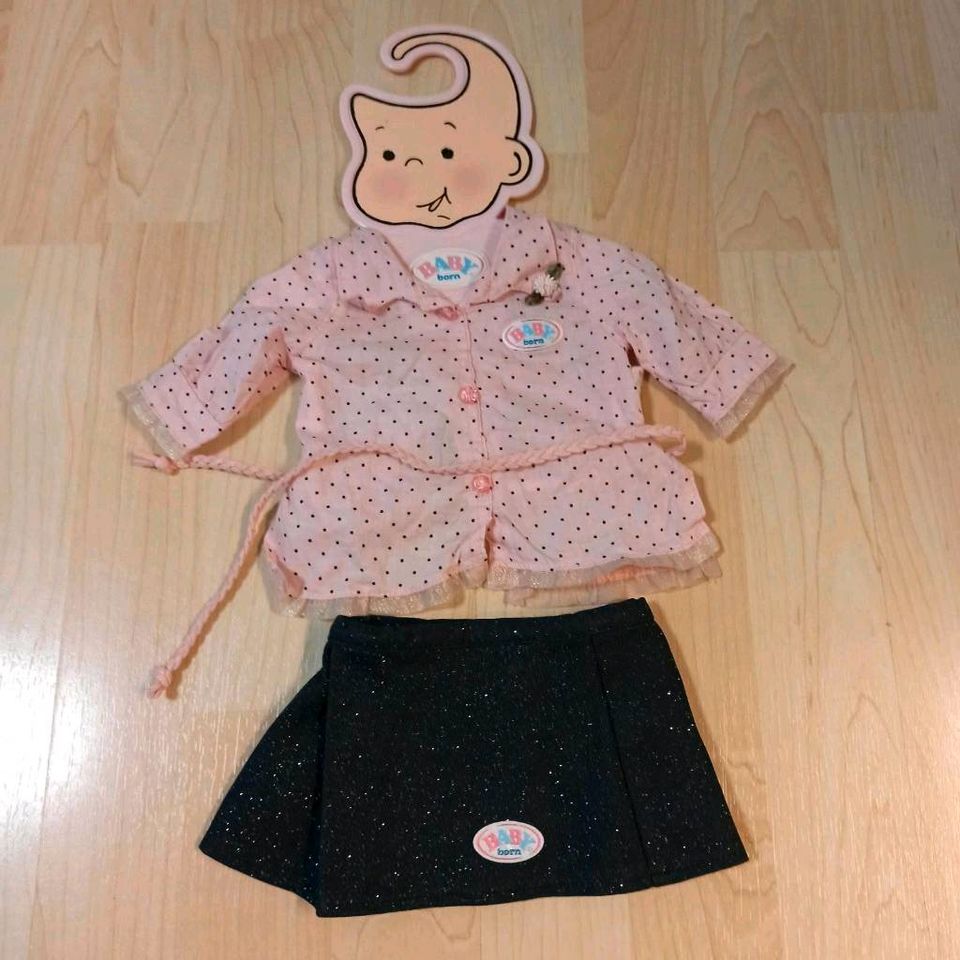 Baby Born Puppen Kleidung Sets Outfits Kleider Hose Röcke Leggins in Koblenz
