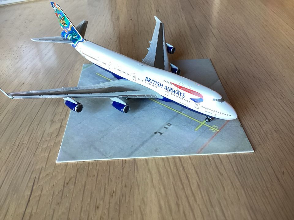 Herpa Wings British Airways Boeing 747-400 LIMITED EDITION! in Laufach