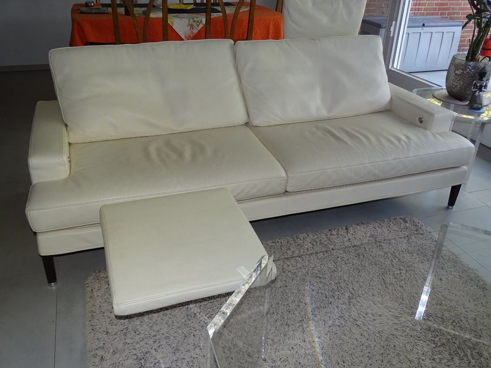 FSM Clarus Couch Designer 3-Sitzer Ledersofa De Sede in Krefeld