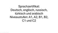 Sprachzertifikat / language certificate Hessen - Limburg Vorschau