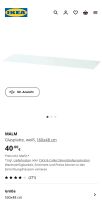 Ikea Glasplatte Malm 160 x 48 cm für 2 Kommoden München - Maxvorstadt Vorschau