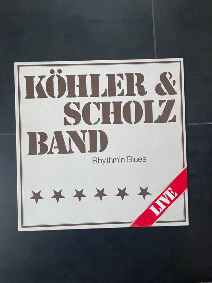 Köhler & Scholz Band Live – Rhythm´n Blues Schallplatte LPs Vinyl in Wunstorf
