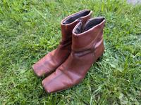 Stiefel Stiefeletten Schuhe braun Janet D. Gr.  37 38 Dresden - Pieschen Vorschau