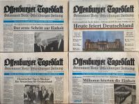 Offenburger Tageblatt über die deutsche Einheit Sept-Oktober 1990 Baden-Württemberg - Neuried Vorschau