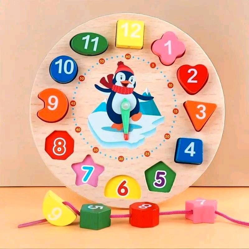 Montessori-Holz Spielzeug Zahlen Uhr Lernbrett kleines Einmaleins in Dresden