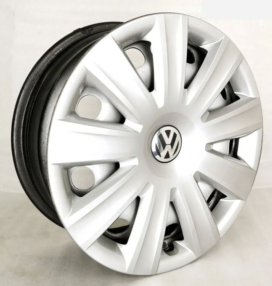 VW Tiguan 5N Sharan 7N MWD 16117 Stahlfelge mit Radkappen 6.5x16 in Glonn