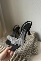 High Heels schwarz mit Strass Bayern - Bamberg Vorschau