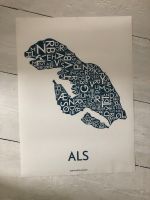Poster Dänemark ALS Graphik danish Kortkartellet Schleswig-Holstein - Itzehoe Vorschau
