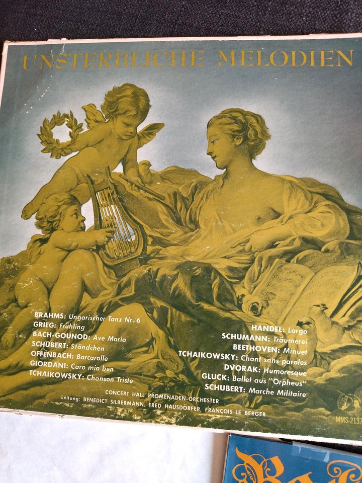 4 LPs Bach Schlosskirche Lahm Mendelssohn Brahms Händel Schumann in Schlüchtern