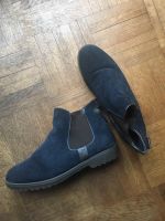 Blaue Chelsea Boots Gr. 40, Wildleder, Brit Chic, Stiefeletten Niedersachsen - Barendorf Vorschau