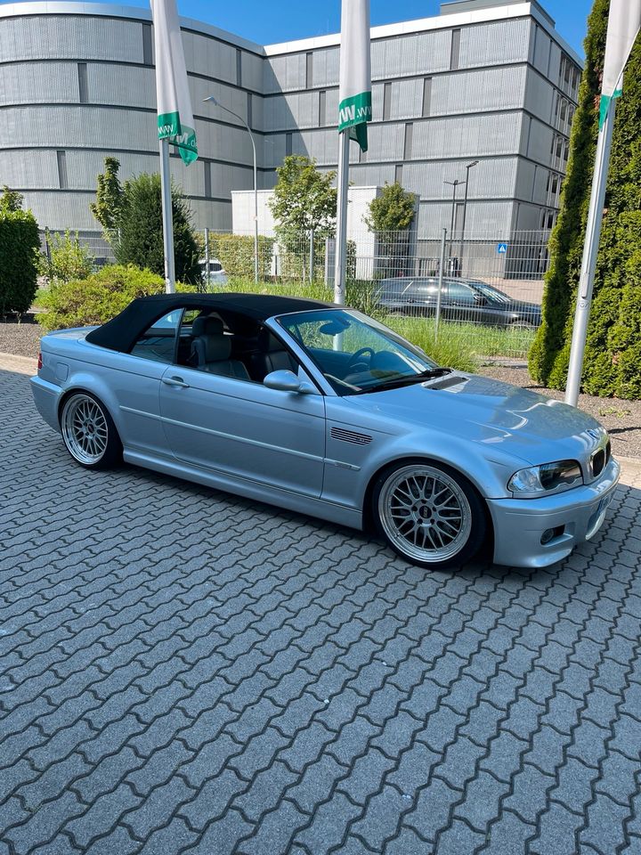 BMW E46 M3 Cabrio Facelift Schalter BBS Le Mans TÜV Neu in Neckarsulm