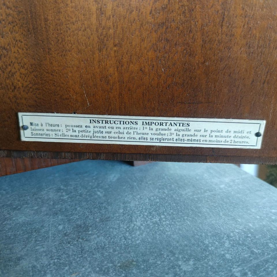 Vedette Westminster Kaminuhr Tischuhr Made in France in Bellheim