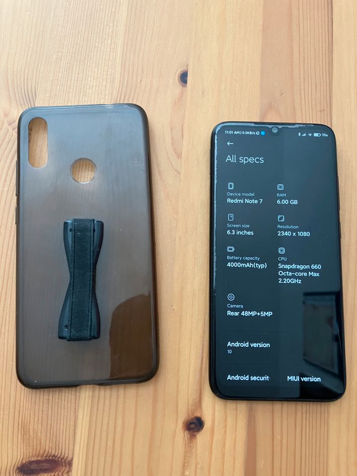 Xiaomi Redmi Note 7, 6GB RAM, 64GB Speicher, top-Zustand ENGLISCH in Much