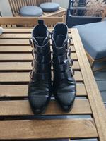 Stiefeletten Catwalk 40 schwarz gold Schnallen TOP wie NEU Berlin - Dahlem Vorschau