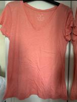 Orangenes T-Shirt V-Ausschnitt Primark M Sachsen - Böhlen Vorschau