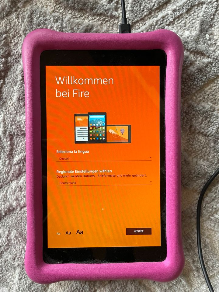 Amazon Fire HD Tablet pink in Niederneisen