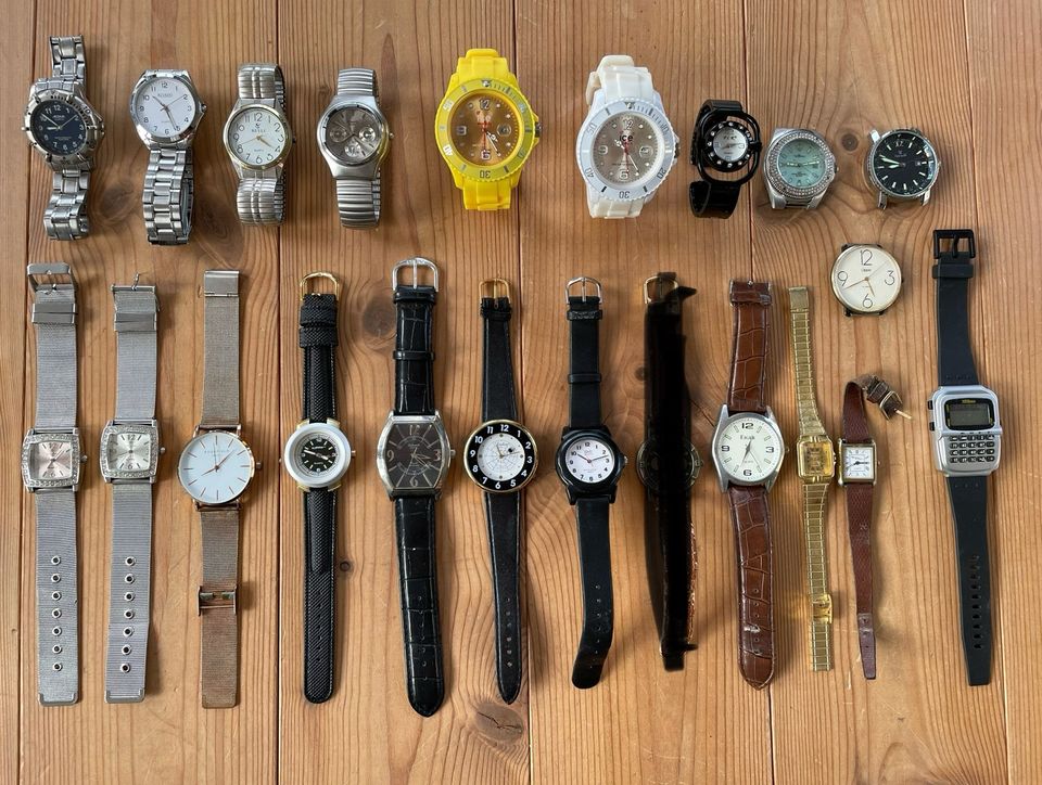 Uhren Konvolut, Vintage Quartz Uhren, Tempic, Hirsch, ICE in Obernkirchen