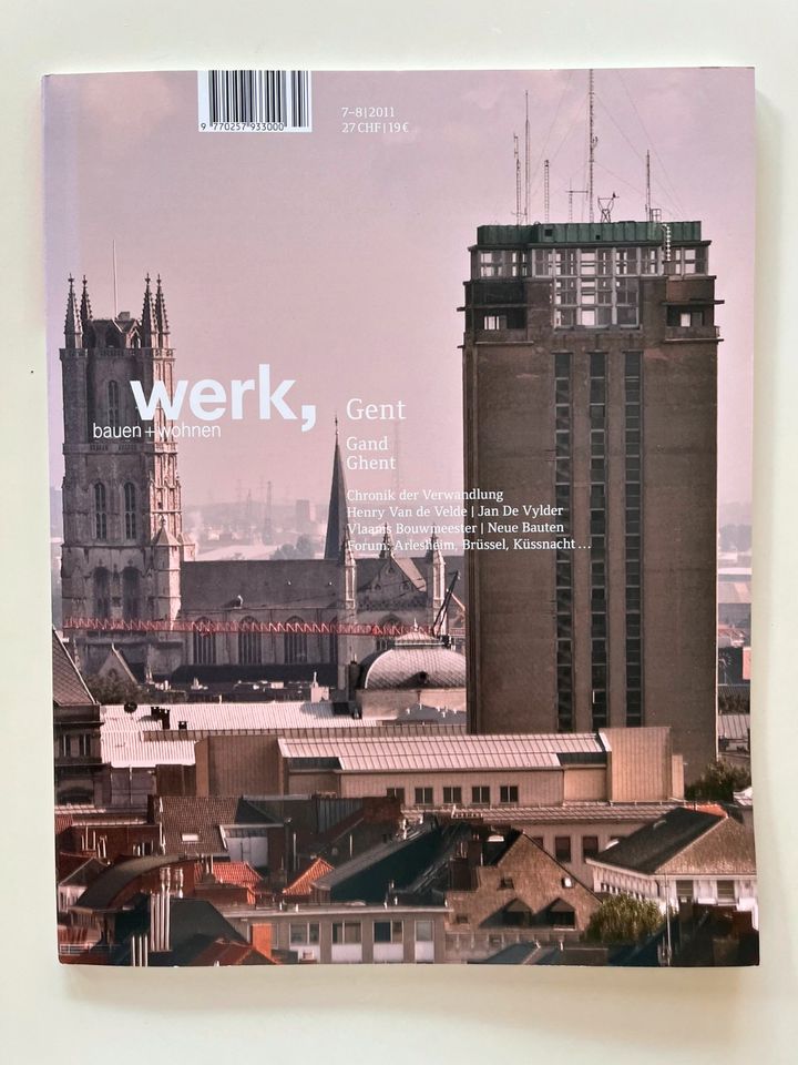 werk, bauen + wohnen  7-2011 Gent, Chronik der Verwandlung, Vlaam in Dortmund