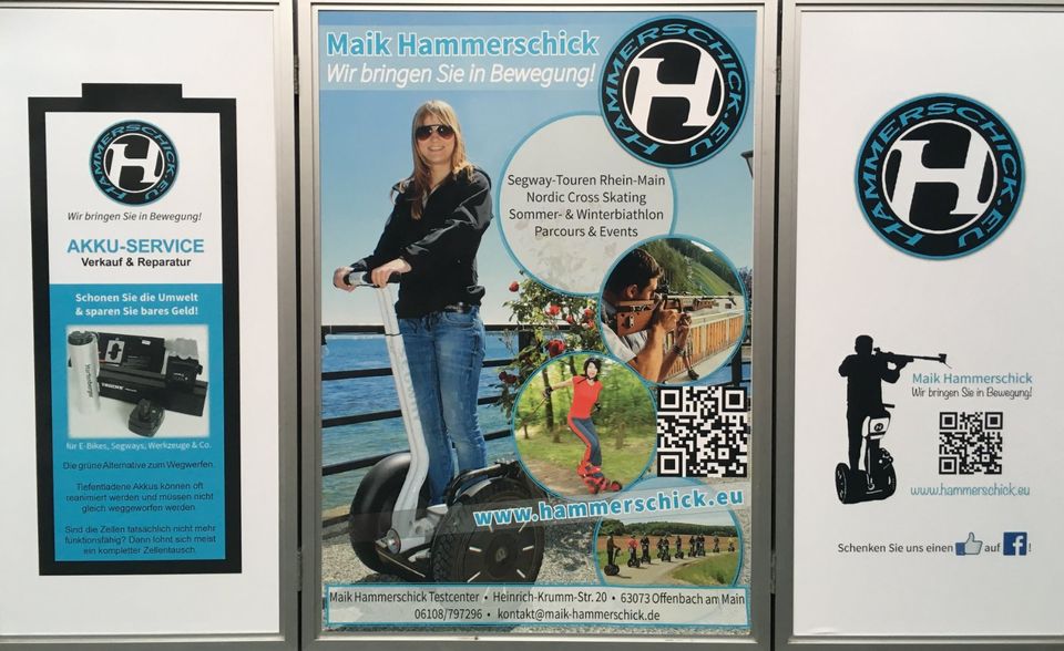 Segway PT Service - Wartung und Reparaturen - Akkuservice in Mühlheim am Main