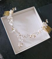 Haarschmuck Braut Gold Spitze NEU Haarkranz Haarklammer Hochzeit Bayern - Lohr (Main) Vorschau