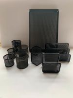 Schreibtisch Set Organizer Orig. IKEA 80er - 9 tlg.Metall-Schwarz Niedersachsen - Oldenburg Vorschau