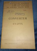 Signal Corps US Army TM 11-2252 Converter CV-2/TX Amateurfunk Nordrhein-Westfalen - Siegen Vorschau