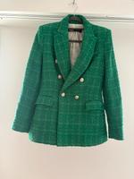 Zara Tweed Blazer XS Grün Baden-Württemberg - Remshalden Vorschau