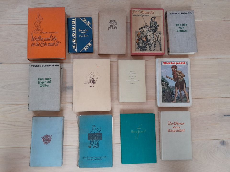 75 alte Bücher aus dem Zeitraum 1900-1986 in Rastatt