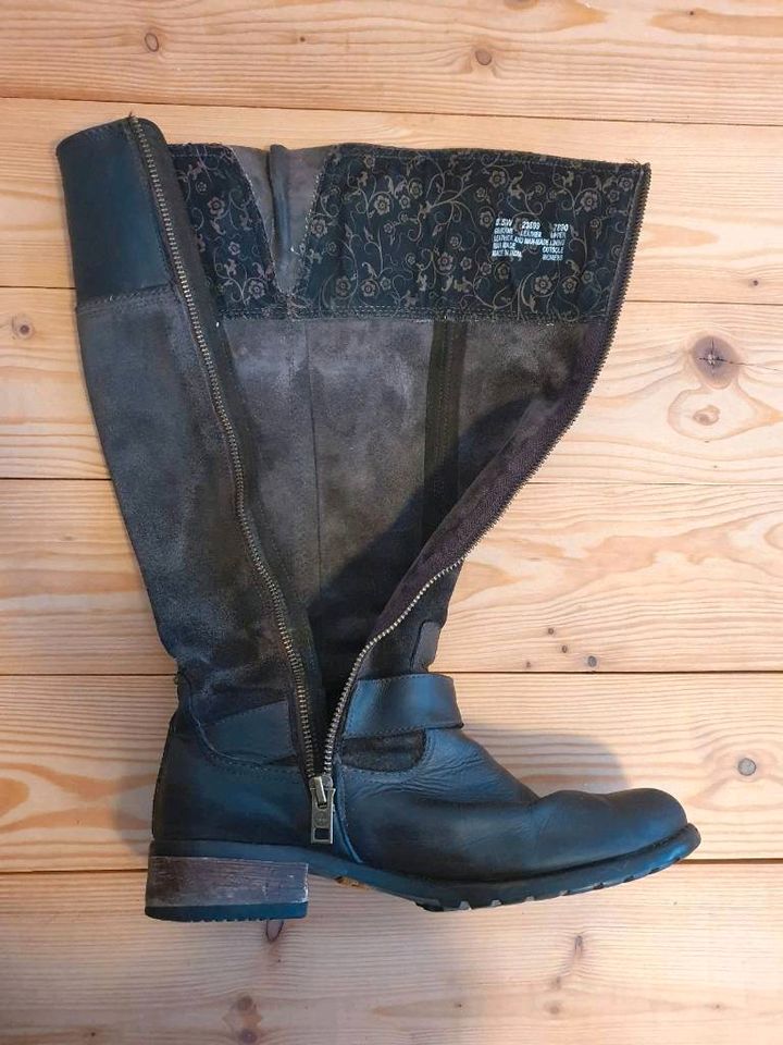 Timberland Stiefel, Leder, kniehoch, Größe 39/40 in Sindelfingen